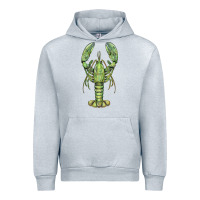Heather Grey lobster Urban Hoodie - BarkalooDesign