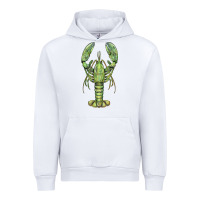 White lobster Urban Hoodie - BarkalooDesign