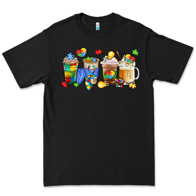 Image Title Puzzlethemed Beverages And Accessories Premium Tee by LillyAllenDesigns | Teevron