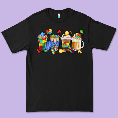 Image Title Puzzlethemed Beverages And Accessories Premium Tee Designed By Lillyallendesigns
