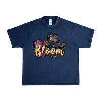 Navy bloom Urban Heavy Tee - JahusDesignShop