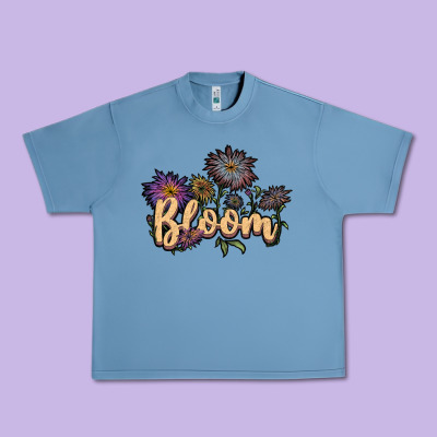 Bloom Urban Heavy Tee Designed By Jahusdesignshop