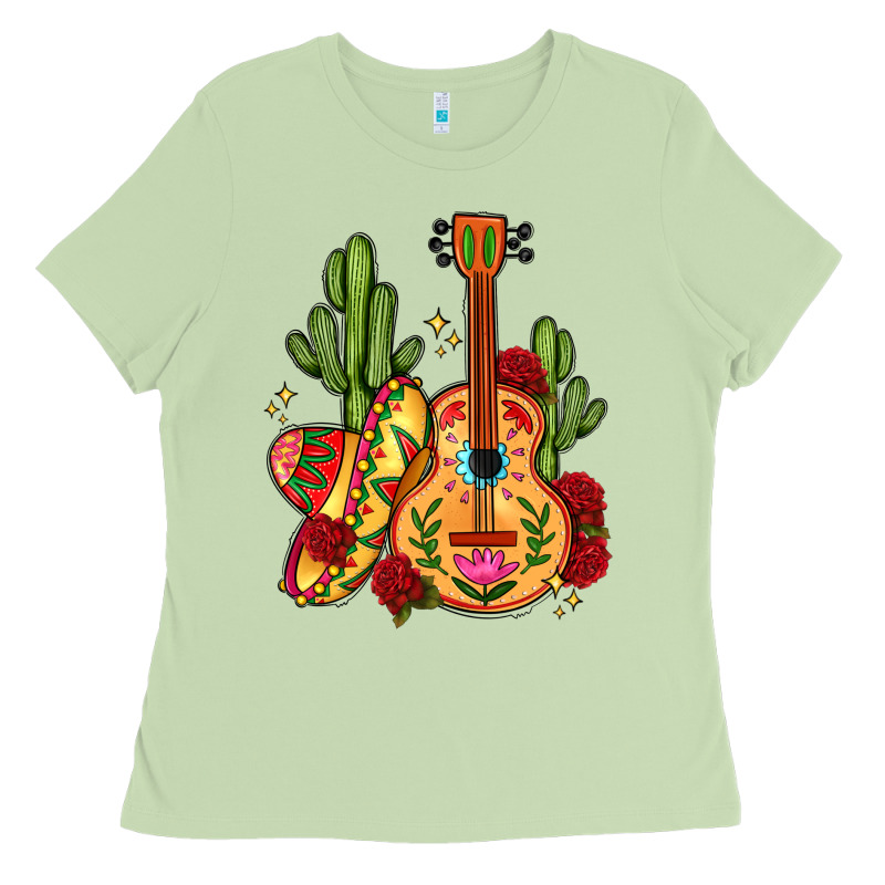Mexican Guitar Ladies Tee by LillyAllenDesigns | Teevron