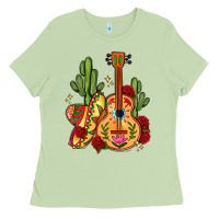 Matcha mexican guitar Ladies Tee - LillyAllenDesigns