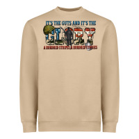 Mushroom It's the guts and it's the glory a hundred stripes Heavyweight Sweatshirt - FaDigitalArtStudio