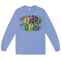 Colony Blue little miss mardi gras Long Sleeve Tee - CowGirlArtShop