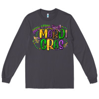 Smoke little miss mardi gras Long Sleeve Tee - CowGirlArtShop