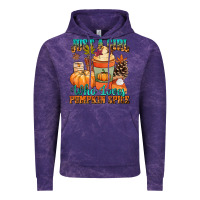 Cloud Purple Just a girl who loves pumpkin spice Vintage Hoodie - NancyCooperArtShop
