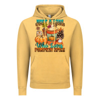 Vintage Mustard Just a girl who loves pumpkin spice Vintage Hoodie - NancyCooperArtShop