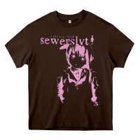 Chocolate Brown Sewerslvt Schizofrenia SPECIAL GIFT FOR SEWERSLVT LOVERS Essential Heavy Core Tee - tuanDangUi