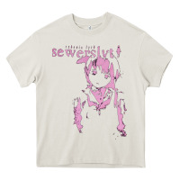 Cream Sewerslvt Schizofrenia SPECIAL GIFT FOR SEWERSLVT LOVERS Essential Heavy Core Tee - tuanDangUi