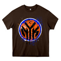 Chocolate Brown nyk drip Heavy Core Tee - tuanDangUi