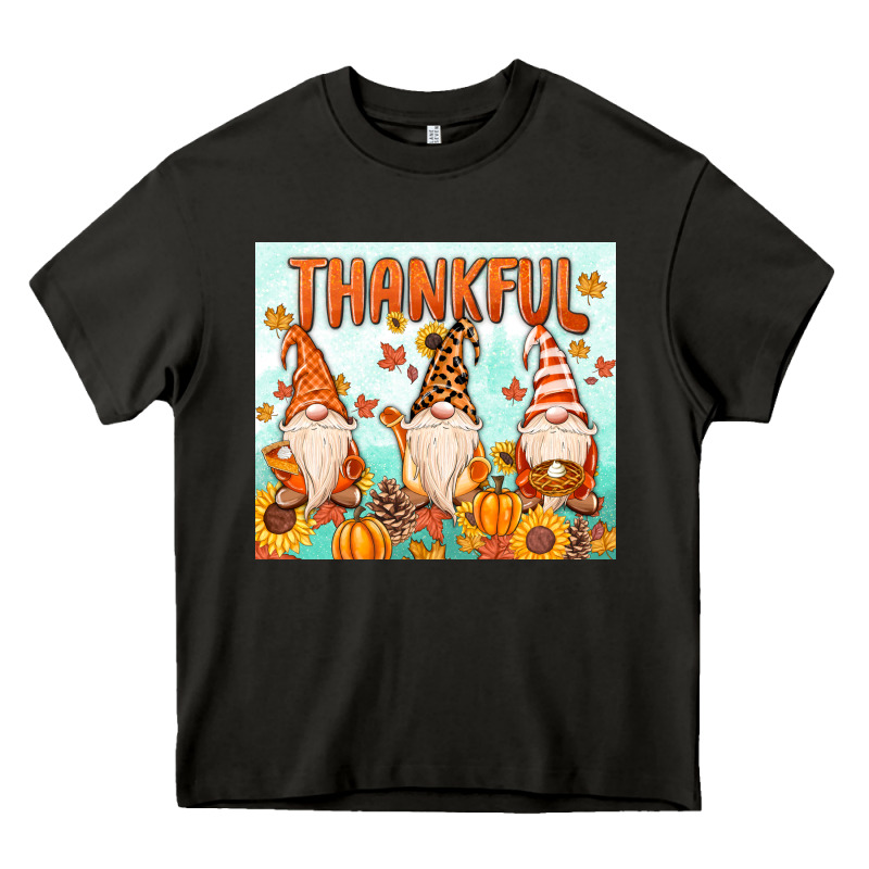Thankful Gnome Heavy Core Tee by MaliasSmallBusiness | Teevron