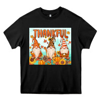 Black thankful gnome Heavy Core Tee - MaliasSmallBusiness