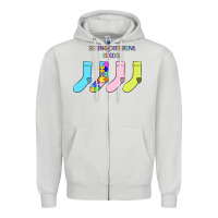 Dove Grey Titi Pretty Art Being Different Is Cool Zipper Hoodie - CowhideDigitalArt