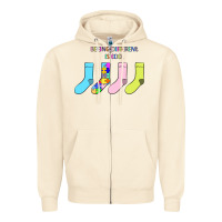 Sandshell Titi Pretty Art Being Different Is Cool Zipper Hoodie - CowhideDigitalArt
