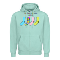 Seafoam Titi Pretty Art Being Different Is Cool Zipper Hoodie - CowhideDigitalArt