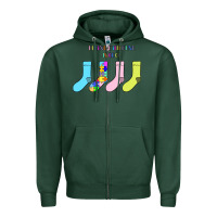 Sports Green Titi Pretty Art Being Different Is Cool Zipper Hoodie - CowhideDigitalArt
