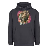 Smoke leopard baby hippo Heavyweight Hoodie - LillyAllenDesigns