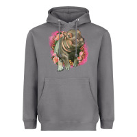 Storm leopard baby hippo Heavyweight Hoodie - LillyAllenDesigns
