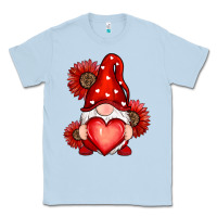 Dusty Blue valentines day red Classic Tee - RanaPortraitStore
