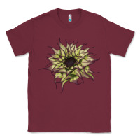 Burgundy sun   fill purple sunflower Classic Tee - LillyAllenDesigns