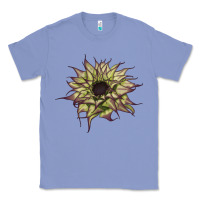 Colony Blue sun   fill purple sunflower Classic Tee - LillyAllenDesigns