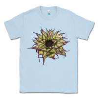 Dusty Blue sun   fill purple sunflower Classic Tee - LillyAllenDesigns