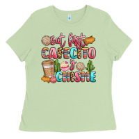 Matcha but first cafecito y chisme Ladies Tee - LillyAllenDesigns
