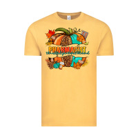 Vintage Mustard Pharmacist pumpkin Vintage Tee - NancyCooperArtShop