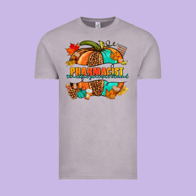 Pharmacist Pumpkin Vintage Tee Designed By Nancycooperartshop