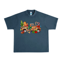 Midnight Navy gingerbread truck Urban Heavy Tee - texasbilliewilder