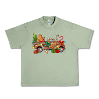 Oil Green gingerbread truck Urban Heavy Tee - texasbilliewilder