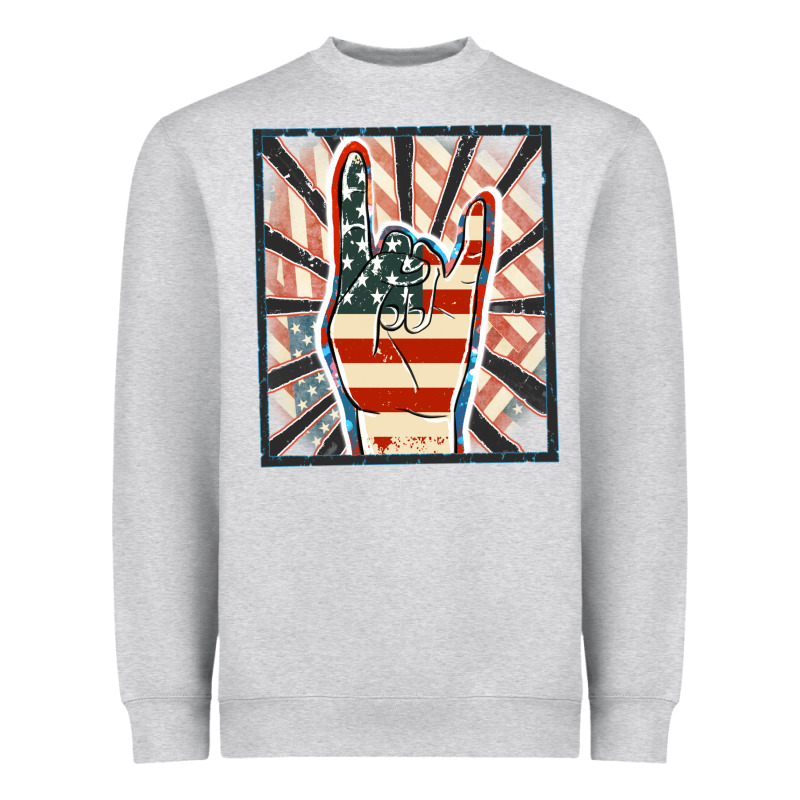 Freedom Rock Hand Heavyweight Sweatshirt by FaDigitalArtStudio | Teevron