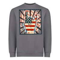 Storm Freedom rock hand Heavyweight Sweatshirt - FaDigitalArtStudio