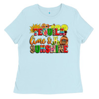 Baby Blue tequila lime and sunshine Ladies Tee - LillyAllenDesigns