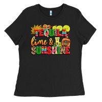 Black tequila lime and sunshine Ladies Tee - LillyAllenDesigns