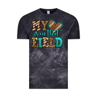 Cloud Black my heart is on that field american football Vintage Tee - Jasminsmagicworld