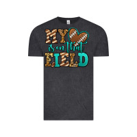 Vintage Black my heart is on that field american football Vintage Tee - Jasminsmagicworld