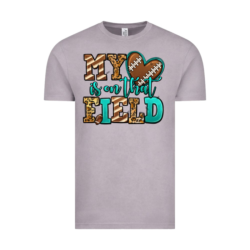 My Heart Is On That Field American Football Vintage Tee by Jasminsmagicworld | Teevron