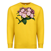 Mountain Laurel Flower Illustrations Premium Sweatshirt | Teevron