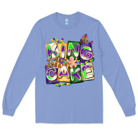 Colony Blue king cake mardi gras Long Sleeve Tee - CowGirlArtShop