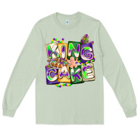 Matcha king cake mardi gras Long Sleeve Tee - CowGirlArtShop
