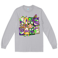 King Cake Mardi Gras Long Sleeve Tee | Teevron