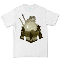 The Witcher Geralt Hero Sword Companion Minima List Illusion Art Premium Tee | Teevron