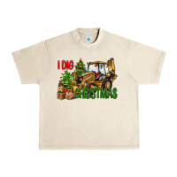 Sandshell I dig Christmas Urban Heavy Tee - NancyCooperArtShop