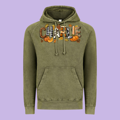 Personalized Fall Autumn Vintage Hoodie Designed By Nancycooperartshop