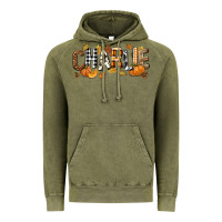 Vintage Olive Personalized Fall Autumn Vintage Hoodie - NancyCooperArtShop