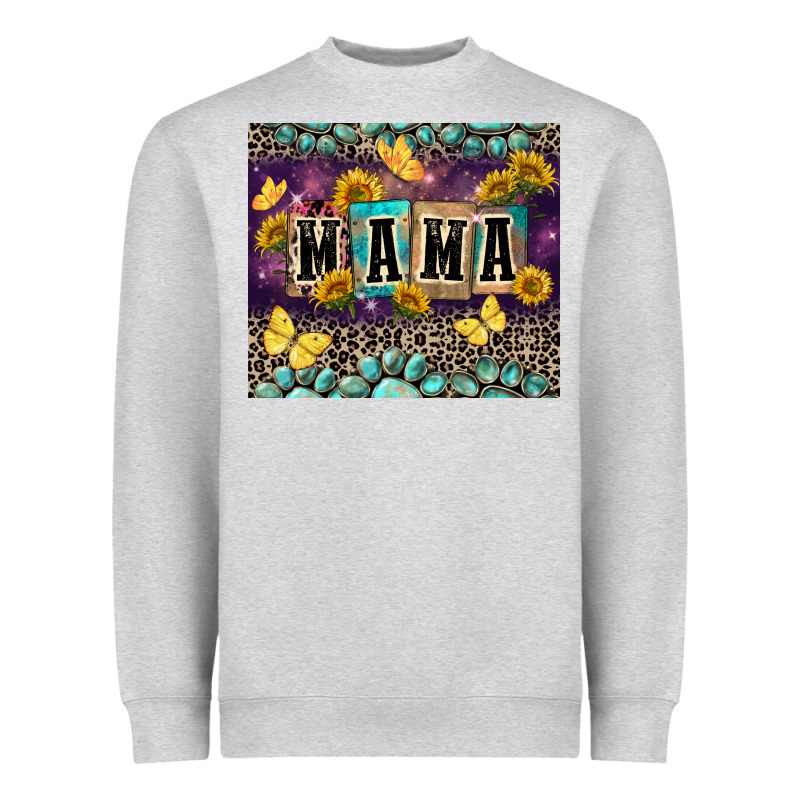 Mama With Sunflowers Heavyweight Sweatshirt by FaDigitalArtStudio | Teevron