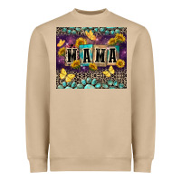 Mushroom Mama with sunflowers Heavyweight Sweatshirt - FaDigitalArtStudio